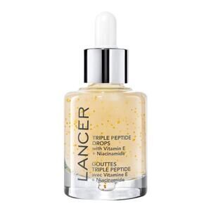 Lancer Triple Peptide Drops with Vitamin E + Niacinamide  0.15 fl oz 4.5 ml NIB